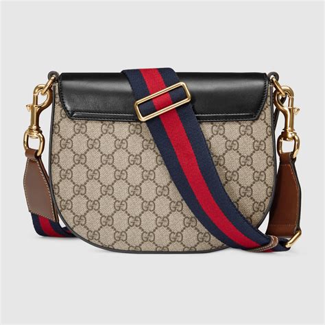 gucci padlock gg supreme shoulder bag second hand